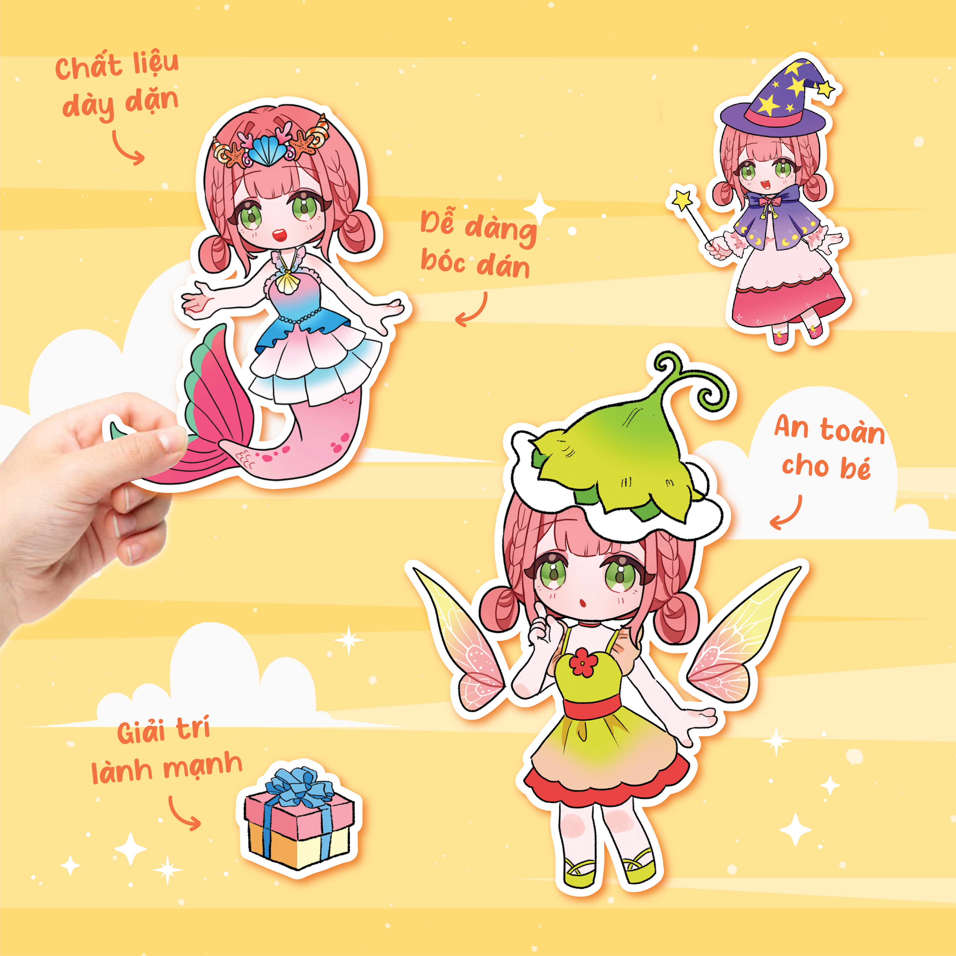 Bộ Sách Sticker Bóc Dán Thỏa Sức Sáng Tạo Cho Bé Gái - Nhật Ký Công Chúa Nhỏ Phiêu Lưu - Ảnh 7