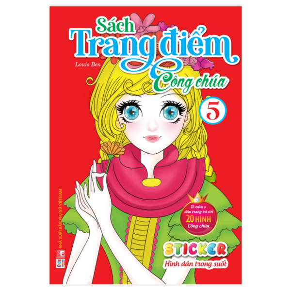 Bộ Sách Trang Điểm Công Chúa Tập 5 - Sticker Hình Dán Trong Suốt
