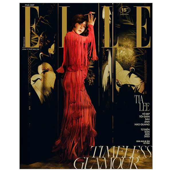 Bộ Tạp Chí Phái Đẹp Elle Tháng 10/2025 - Timeless Glamour - Bìa Tia Lee