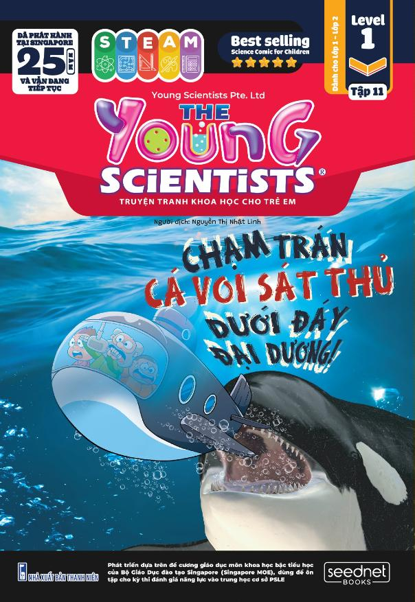 Bộ The Young Scientists - Truyện Tranh Khoa Học Cho Trẻ Em - Level 1 - Tập 11 - Chạm Trán Cá Voi Sát Thủ Dưới Đáy Đại Dương! - Ảnh 2