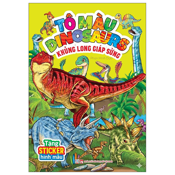 Bộ Tô Màu Dinosaurs - Khủng Long Giáp Sừng