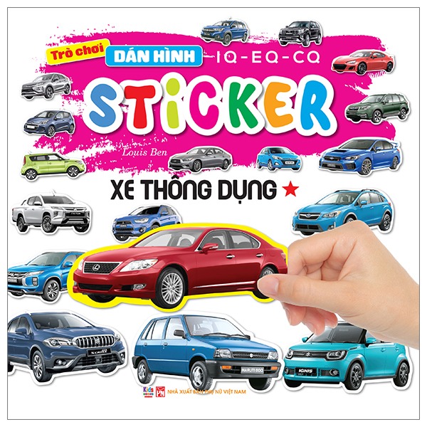 Bộ Trò Chơi Dán Hình IQ-EQ-CQ - Sticker - Xe Thông Dụng - Tập 1 - Ảnh 13