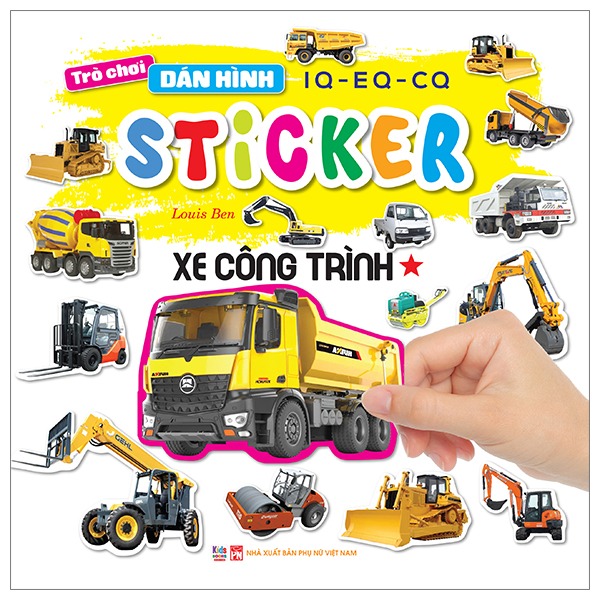 Bộ Trò Chơi Dán Hình IQ-EQ-CQ - Sticker - Xe Thông Dụng - Tập 1 - Ảnh 9