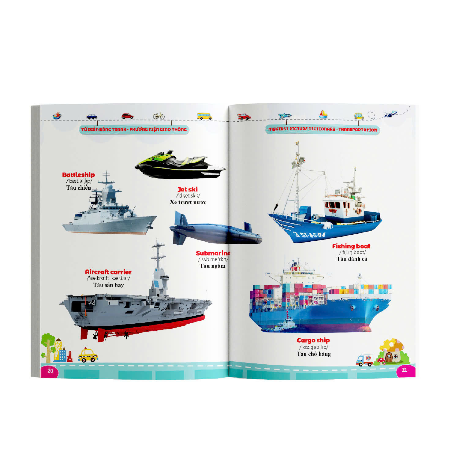 Bộ Từ Điển Bằng Tranh - Phương Tiện Giao Thông - Ảnh 6