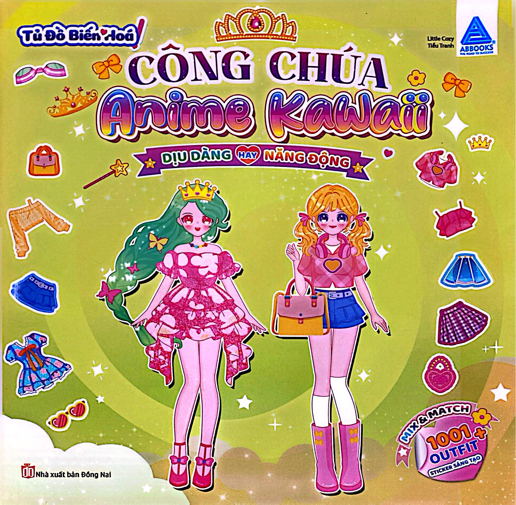 Bộ Tủ Đồ Biến Hoá Công Chúa Anime Kawaii - Dịu Dàng Hay Năng Động - Ảnh 2