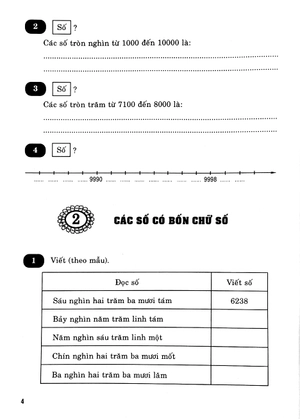 bộ vở bài tập nâng cao toán 3 - tập 2 (bám sát sgk chân trời sáng tạo) - Ảnh 4