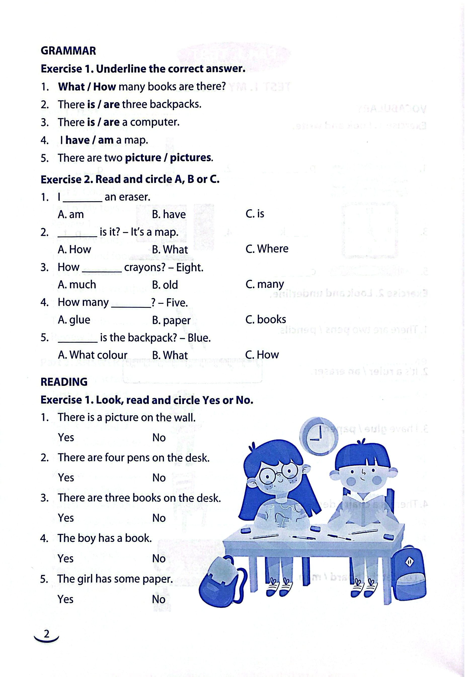 Bộ Vở Ôn Tập Hè Môn Tiếng Anh - Lớp 3 - Ảnh 5