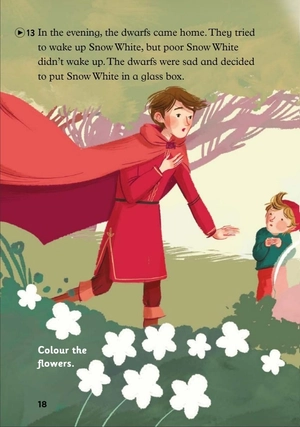 bộ young eli readers - snow white and the seven dwarfs - stage 3 a1.1 - downloadable multimedia - Ảnh 5
