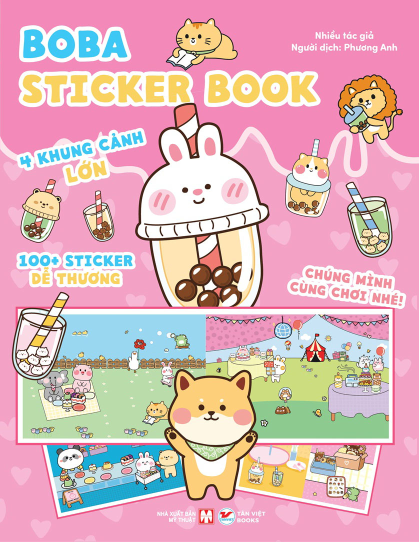 Boba Sticker Book - Bìa Cứng - Ảnh 2