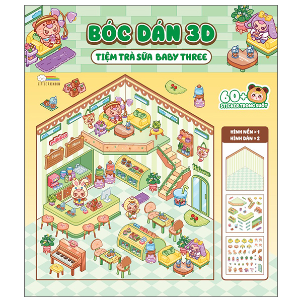 Bóc Dán 3D - Tiệm Sách Baby Three (Tái Bản 2025) - Ảnh 8