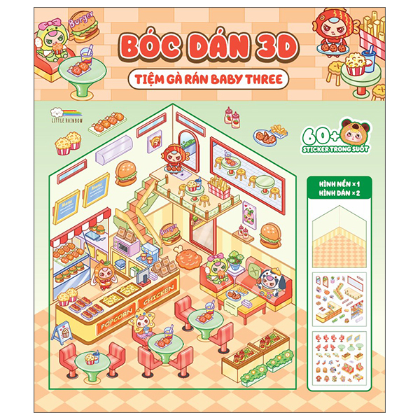 Bóc Dán 3D - Tiệm Trà Sữa Baby Three (Tái Bản 2025) - Ảnh 9