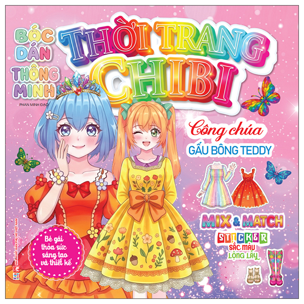 Bóc Dán Thông Minh - Thời Trang Chibi - Công Chúa Bong Bóng Cherry - Ảnh 2