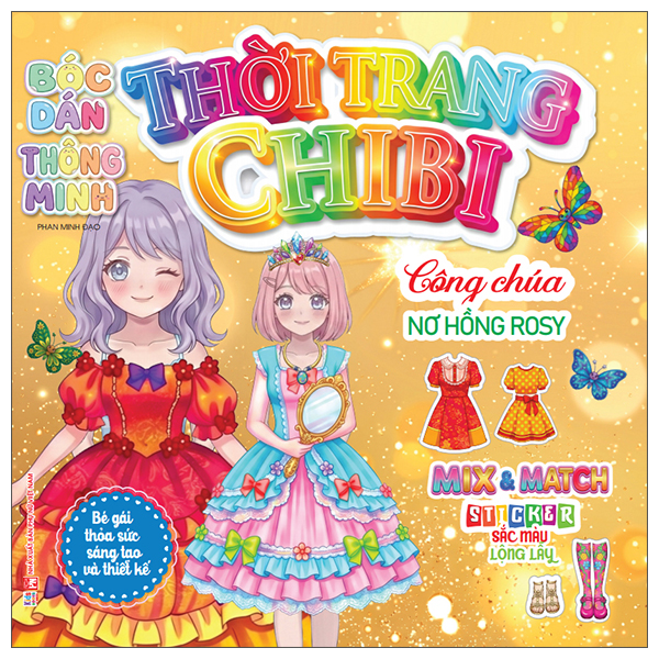 Bóc Dán Thông Minh - Thời Trang Chibi - Công Chúa Bong Bóng Cherry - Ảnh 4