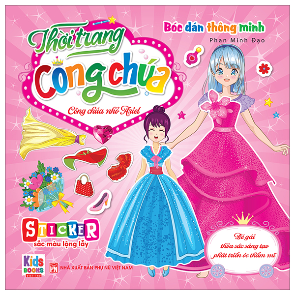 Bóc Dán Thông Minh - Thời Trang Công Chúa - Công Chúa Nhỏ Ariel
