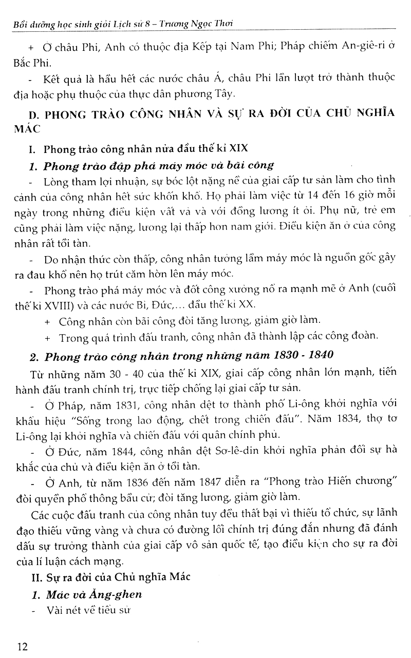 bồi dưỡng học sinh giỏi lịch sử 8 (2017) - Ảnh 13