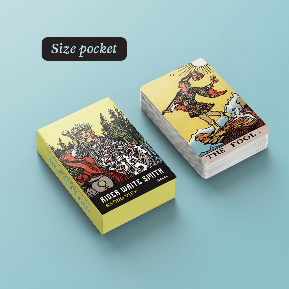 Boxset Bộ Bài Tarot Rider Waite Smith - Không Viền - Size Pocket - Ảnh 3