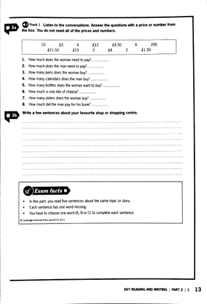 cam english exam booster for key and key for schools sb w/o ans w audio - Ảnh 9
