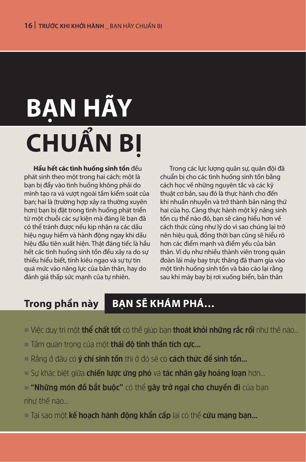 Cẩm Nang Sinh Tồn - Hơn 100 Kỹ Năng Sống Còn Cho Các Cuộc Phiêu Lưu Nơi Hoang Dã - Bìa Cứng - Tặng Kèm Bookmark + Thép Đa Năng + Bảng Kế Hoạch Hành Động Khẩn Cấp - Ảnh 24