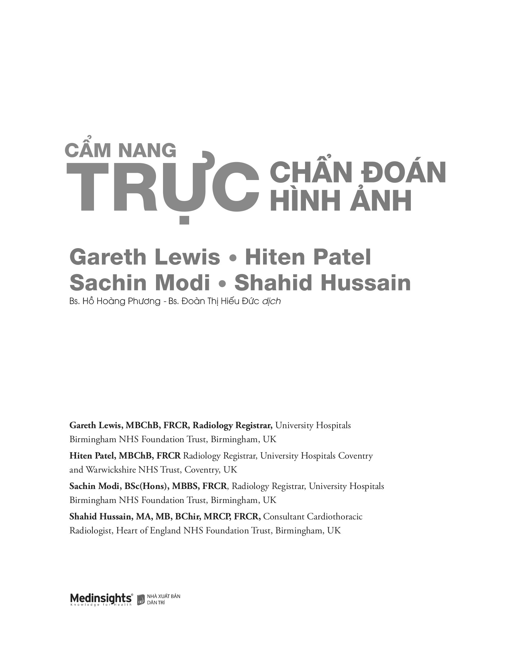 Cẩm Nang Trực Chẩn Đoán Hình Ảnh (Tái Bản 2026) - Ảnh 3