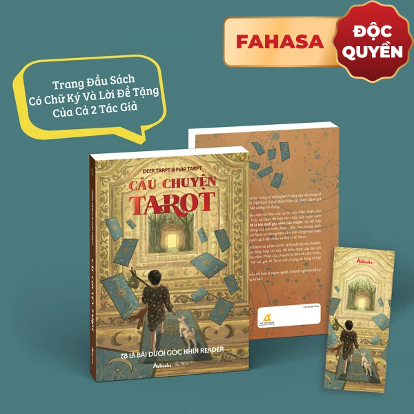 Câu Chuyện Tarot - 78 Lá Bài Dưới Góc Nhìn Reader - Bản Đặc Biệt - Tặng Kèm Bookmark 2 Mặt + Trang Đầu Sách Có Chữ Ký Và Lời Đề Tặng Của Cả 2 Tác Giả - Độc Quyền Fahasa