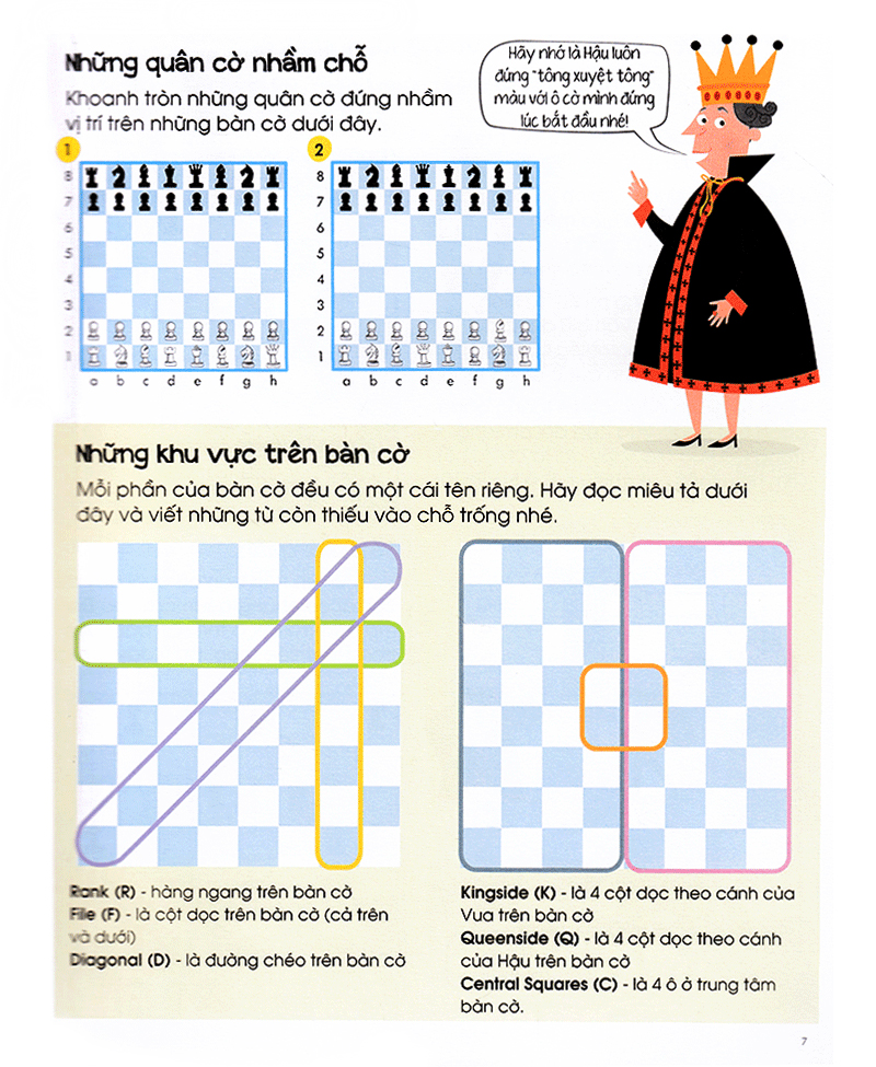 Chơi Cờ Vua Cùng Bé - Ván Cờ Hoàn Chỉnh - Ảnh 8