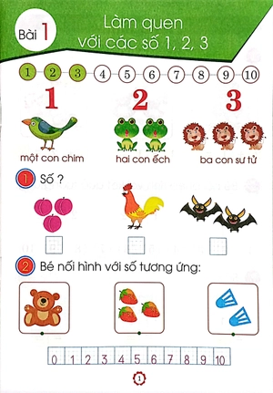chuẩn bị bé vào lớp 1 - học toán cộng trừ trong phạm vi 10 (dành cho bé 5-6 tuổi) - Ảnh 3