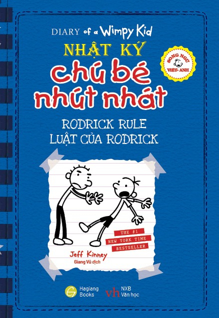 combo sách diary of a wimpy kid - nhật ký chú bé nhút nhát - song ngữ việt-anh: tập 1 - 18 (bộ 18 cuốn) - Ảnh 2