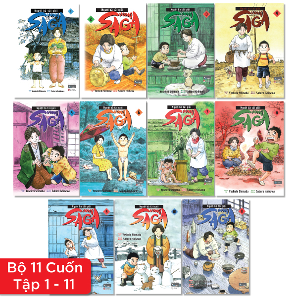 combo sách người bà tài giỏi vùng saga (bộ 11 tập)