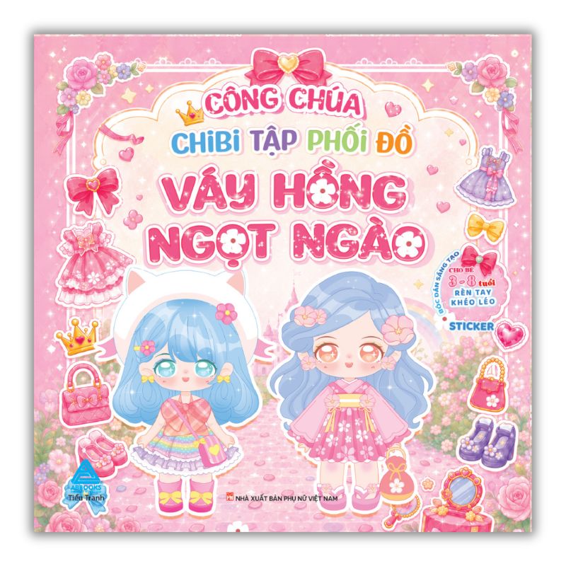 Công Chúa Chibi Tập Phối Đồ - Váy Hồng Ngọt Ngào - Ảnh 2