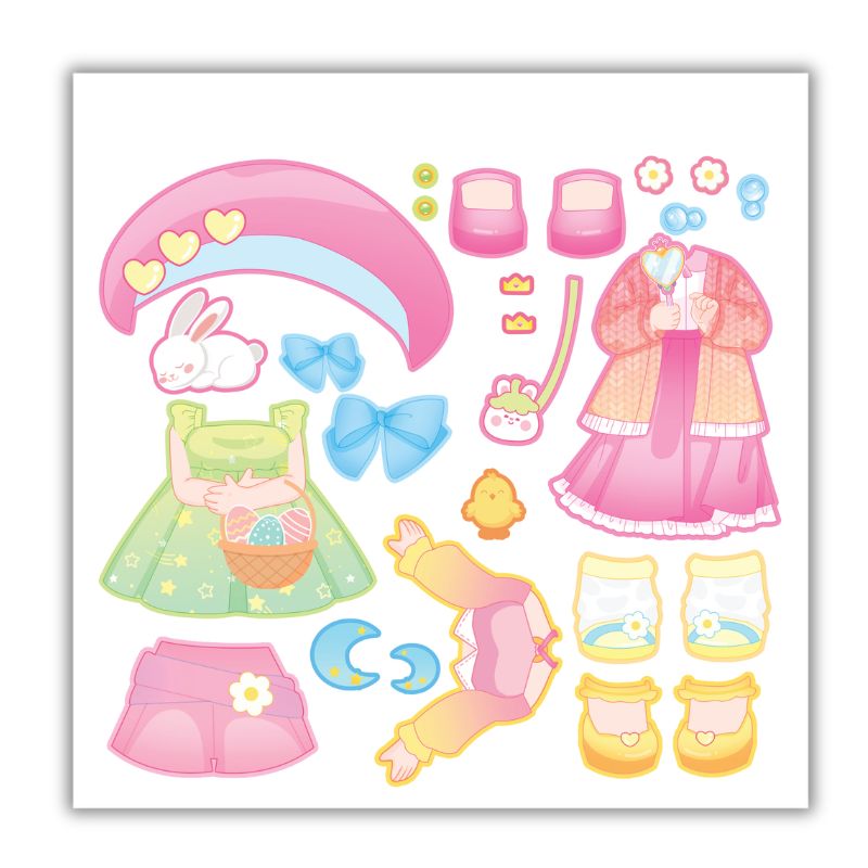 Công Chúa Chibi Tập Phối Đồ - Váy Hồng Ngọt Ngào - Ảnh 7
