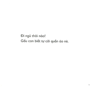 cùng chơi với gấu con - chúc bạn gấu con ngủ ngon! (0-3) - Ảnh 4