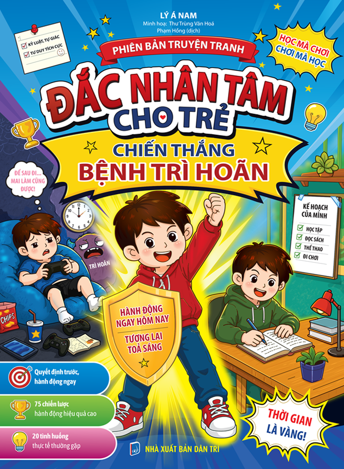 Đắc Nhân Tâm Cho Trẻ Em - Chiến Thắng Bệnh Trì Hoãn - Phiên Bản Truyện Tranh - Ảnh 2