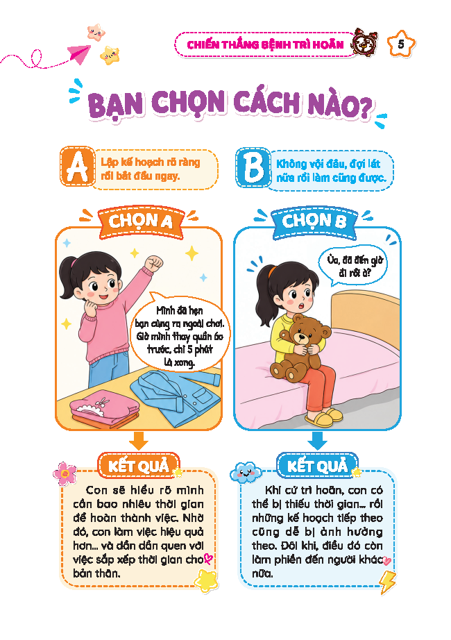 Đắc Nhân Tâm Cho Trẻ Em - Chiến Thắng Bệnh Trì Hoãn - Phiên Bản Truyện Tranh - Ảnh 5