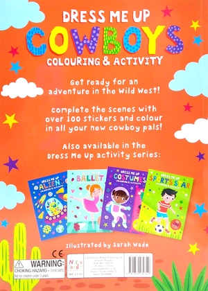 dress me up: cowboys - colouring & activity - Ảnh 6