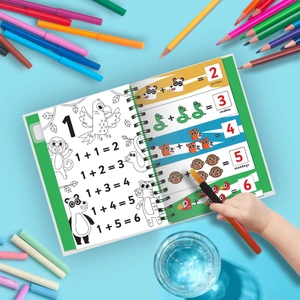 early learning magic water colouring - animal friends adding up - Ảnh 5