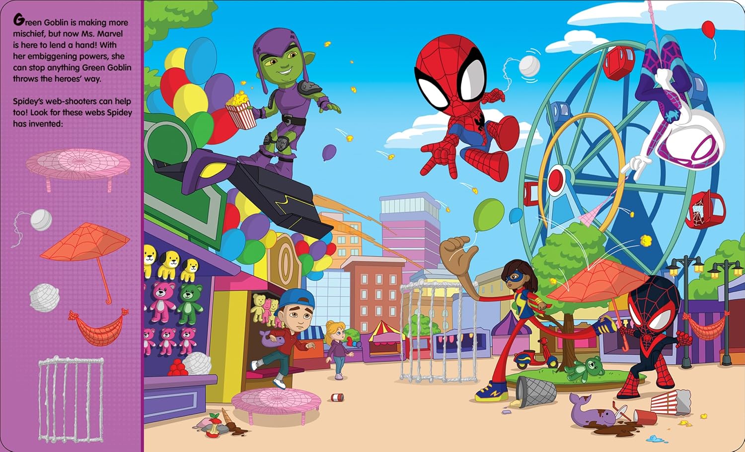 First Look And Find & Stickers Marvel Spidey - Ảnh 5