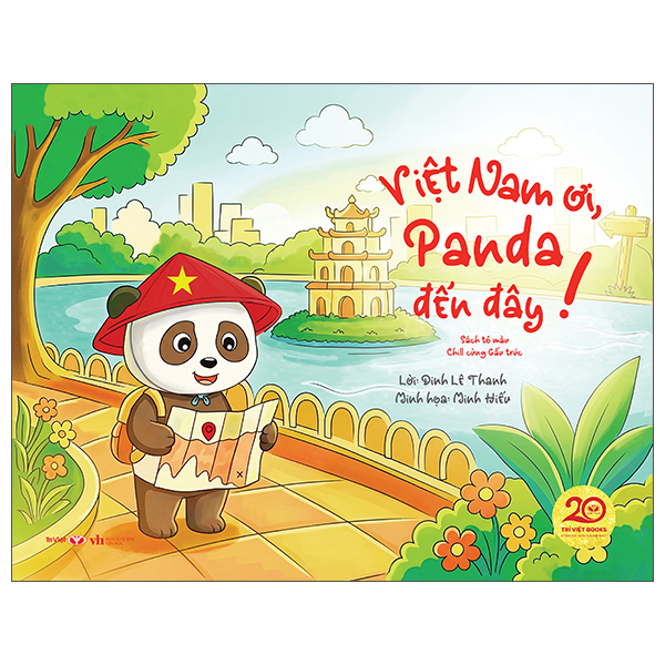 Gấu Trúc Nhỏ Giữa Thế Giới To To - Sách Tô Màu - Chữa Lành Cùng Panda - Ảnh 2