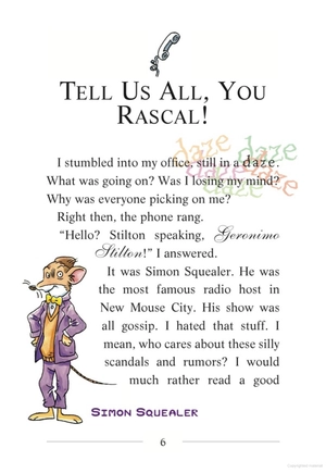 geronimo stilton - book 6 - paws off, cheddarface! - Ảnh 7