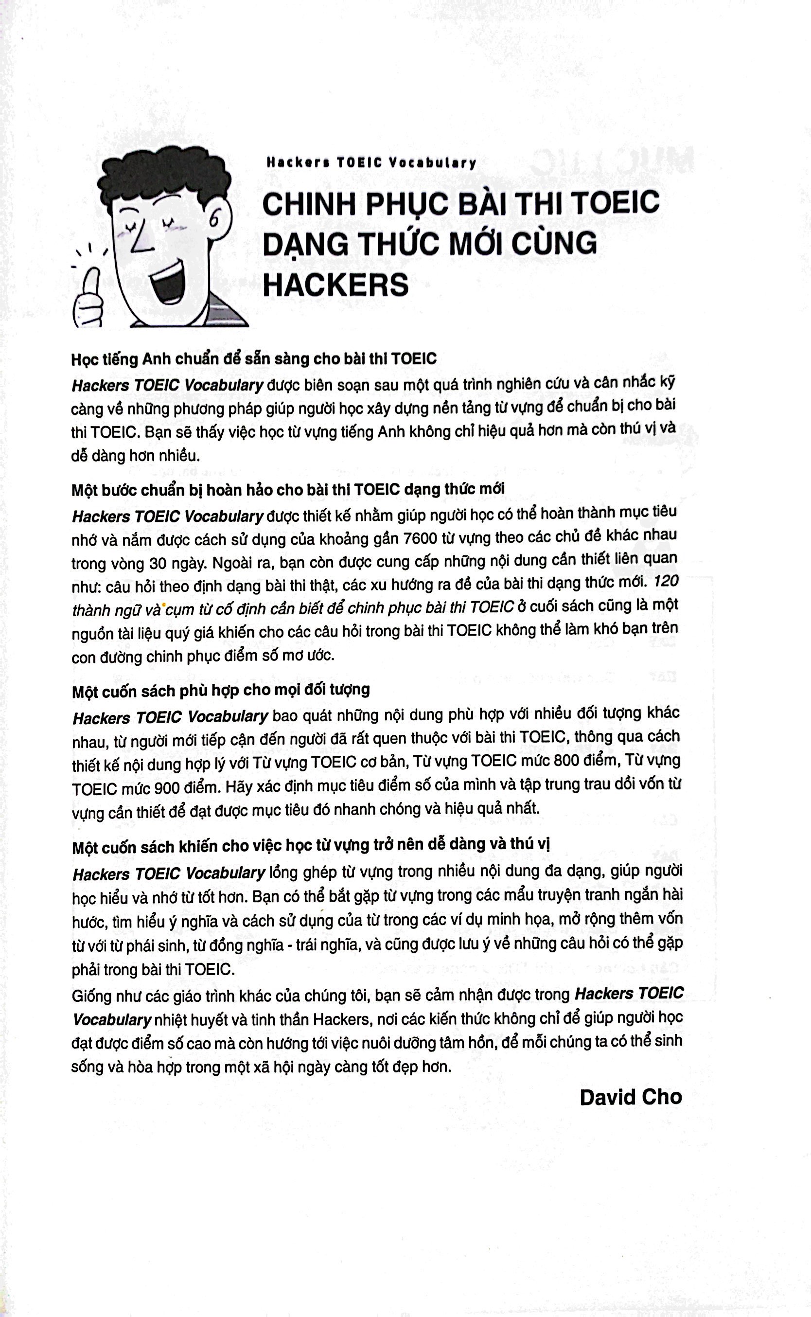 hackers toeic vocabulary (tái bản 2023) - Ảnh 2