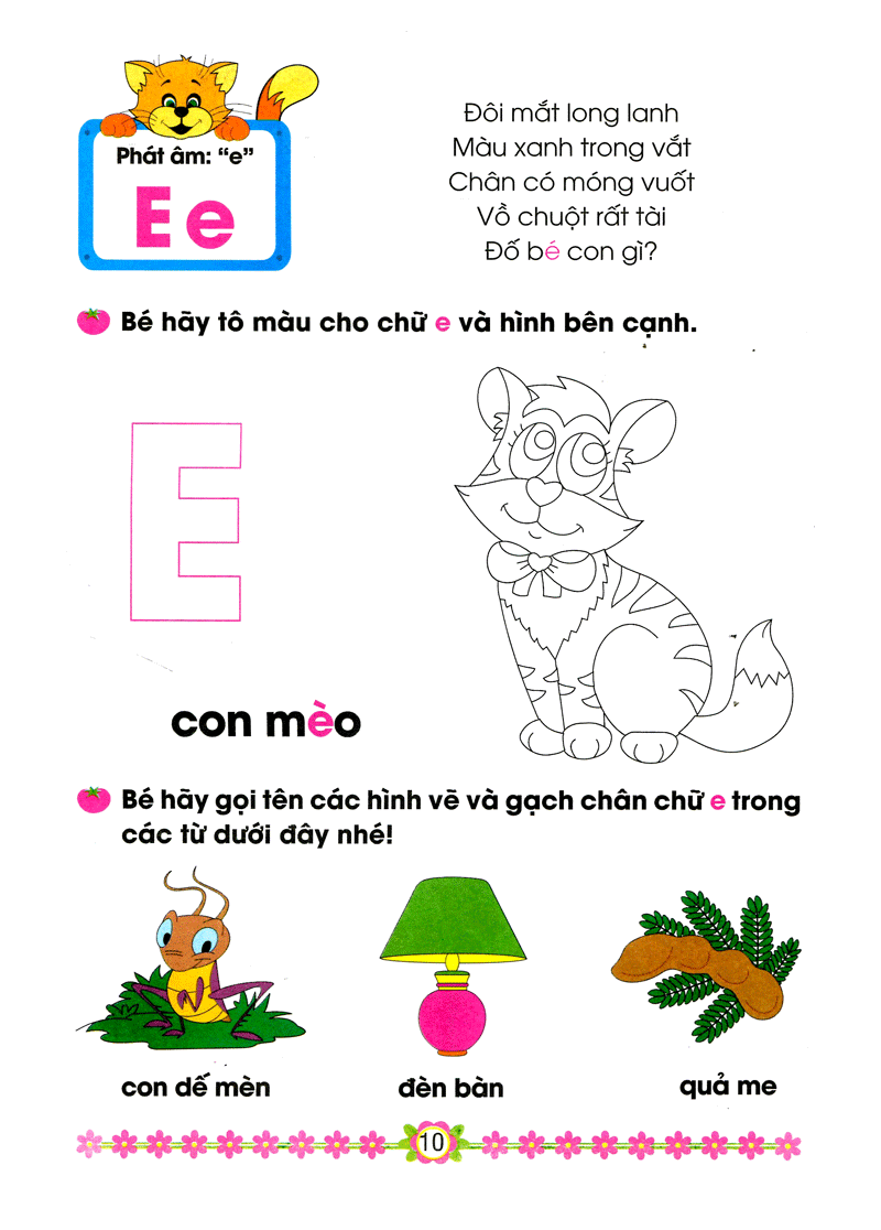 hành trang cho bé vào lớp 1 - bé nhận biết và làm quen với chữ cái - Ảnh 10