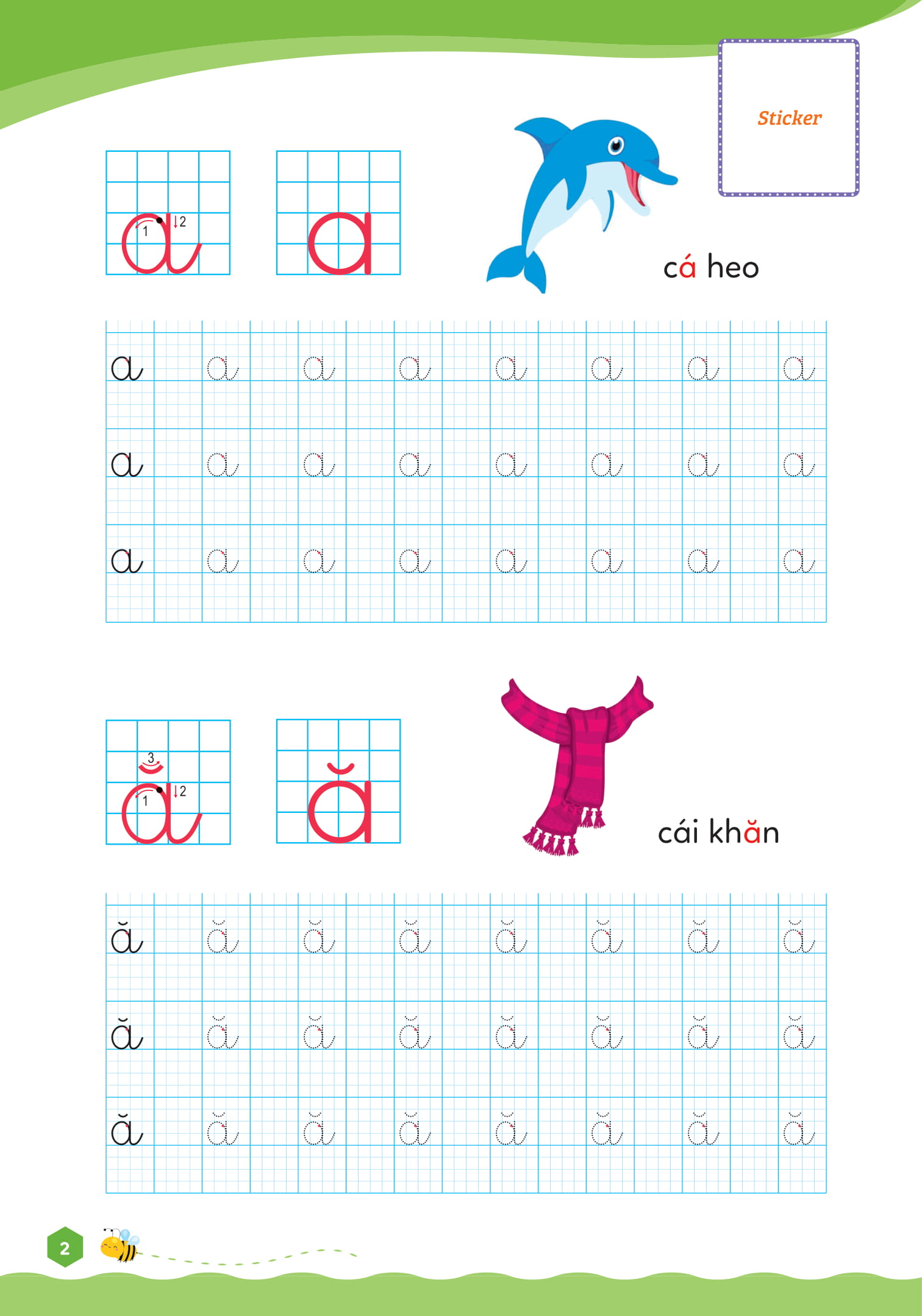 hello chào lớp 1 - tô chữ cái tiếng việt - Ảnh 3