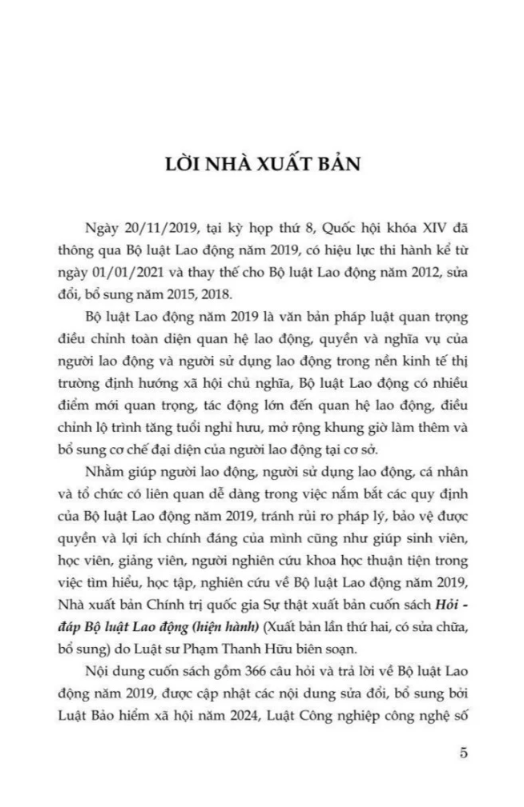 Hỏi-Đáp Bộ Luật Lao Động (Hiện Hành) - Ảnh 3