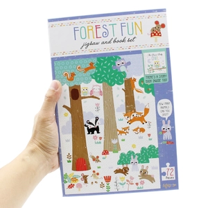jigsaw & book set - forest fun - Ảnh 7