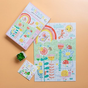 jigsaw & book set - garden fun - Ảnh 7