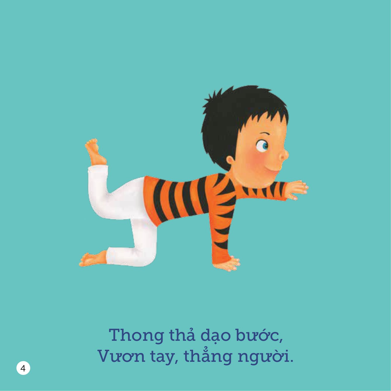 kids yoga - bé khéo vận động: bắt chước gấu nâu - Ảnh 5