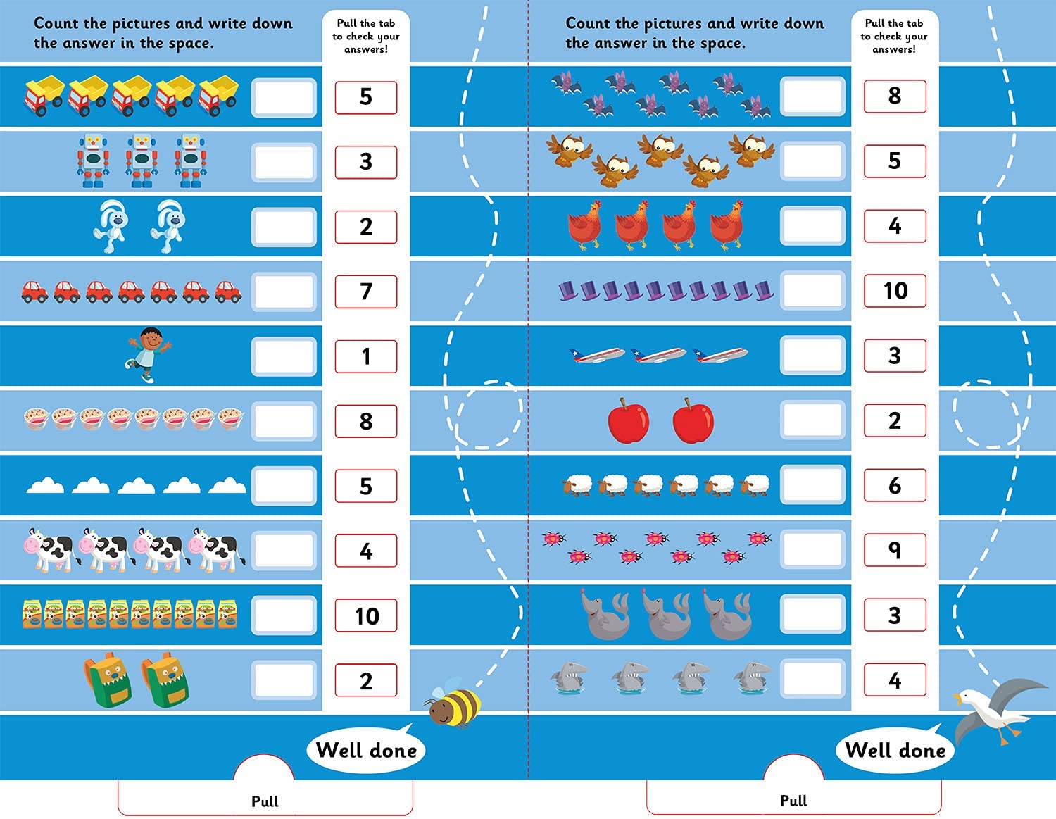 let's learn math counting pull the tabs (i can do it!) - Ảnh 3
