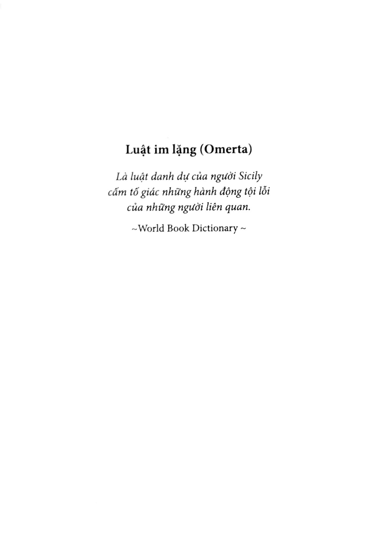luật im lặng (mario puzo) - Ảnh 3