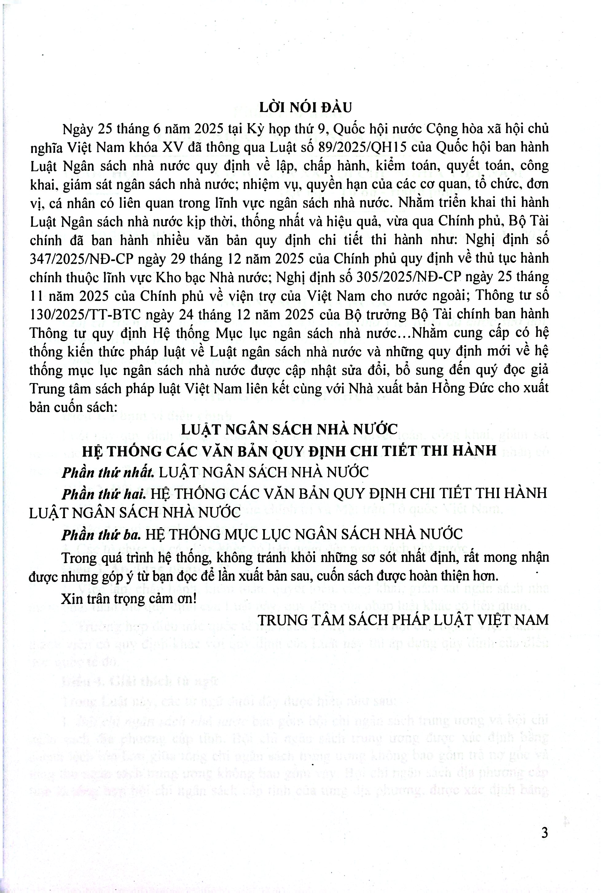 Luật Ngân Sách Nhà Nước - Hệ Thống Các Văn Bản Quy Định Chi Tiết Thi Hành - Ảnh 4