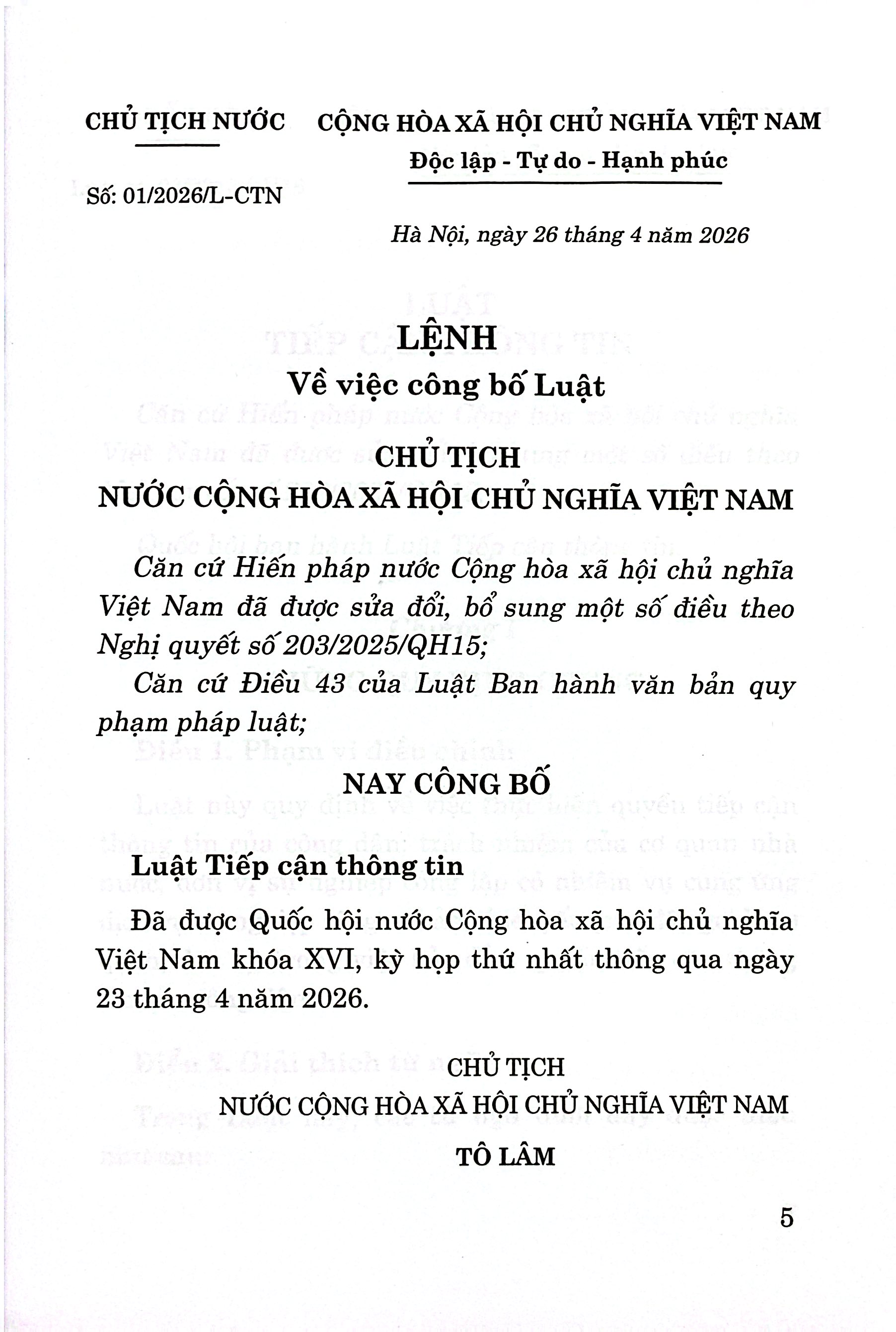 Luật Tiếp Cận Thông Tin Năm 2026 - Ảnh 4