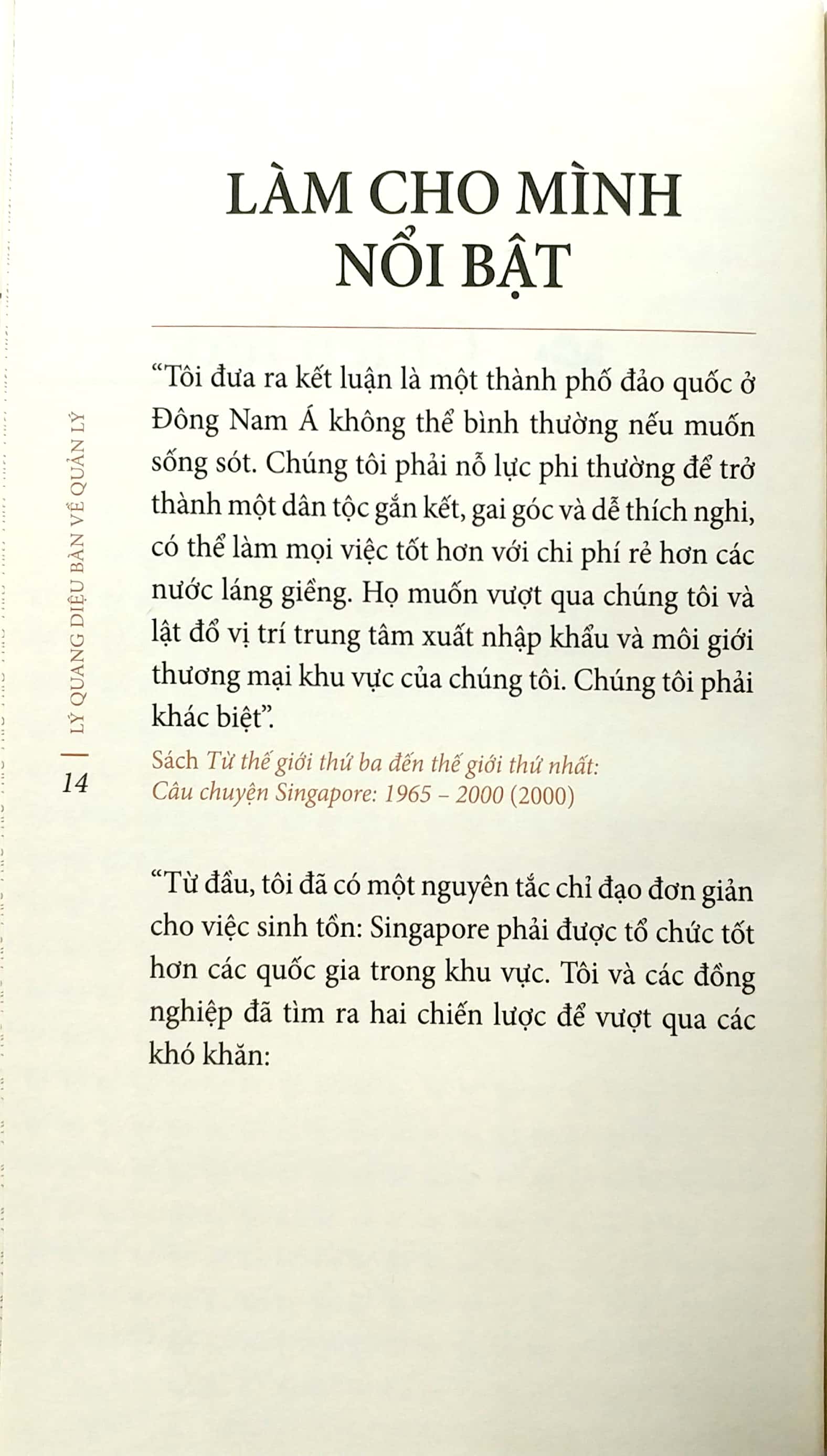 Lý Quang Diệu Bàn Về Quản Lý - Ảnh 4